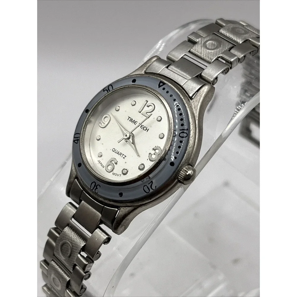 Time Tech Women's Quartz Watch 27mm Case‎ Stainless Steel 6.5